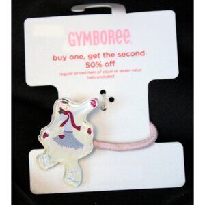 NWT 2005 Gymboree Winter Princess Pony-o Pony Tail Holder Ice Skater Girl Plasti